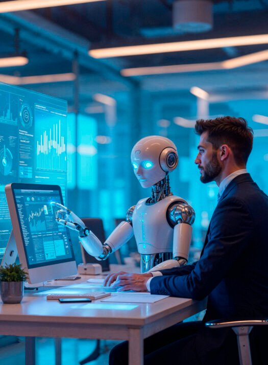 man-robot-working-together-high-tech-office